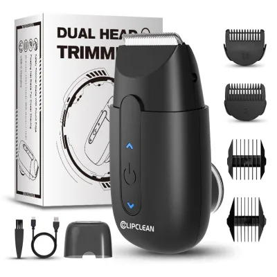 High Quality Double Blades Beard & Body Trimmer Mini and Compact Electric Shaver Body Trimmer for Men