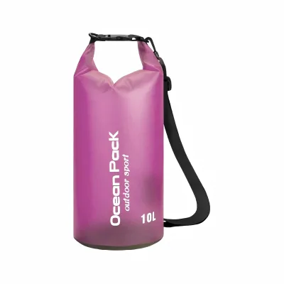 One Shoulder Drift Waterproof Breathable Swimming Bag Quick-Dry Roll-Top Seal Eco-Friendly PVC Lightweight Durable SUP Ice