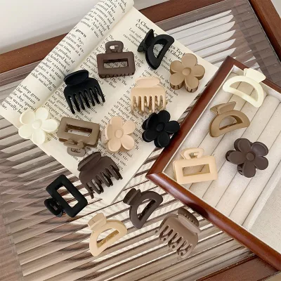 Matte Hair claw Clips for Women and Girls Small Claw Clips for Thin/Medium Fine Hair - Nonslip Jaw Clips