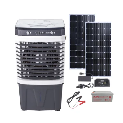 Low Noise Big Water Capacity Portable Evaporative DC Solar Energy Air Cooler with 30L Water Tank