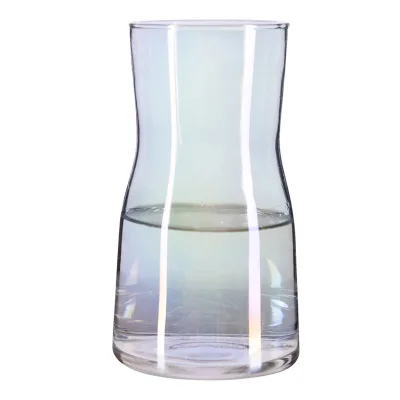 Modern Minimalist Glass Vases Colorful Smooth Surface Glass Decorative Vases