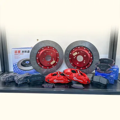 High Performance Upgrade Brake Systems Racing Forged 6 Pot Brake Caliper 6 Piston Big Brake Kit for subaru Impreza Wrx Sti