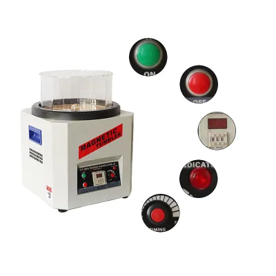 Kt-360 Magnetic Grinding Stainless Steel Jewelry Cleaning and Polishing Machine with Adjustable Speed Deburring Equipment