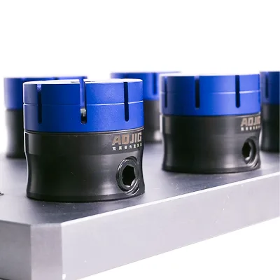 Multi-Head Outer Diameter Holding Fixture, 6 Station Pneumatic Form Holding Collet Tool Holder for CNC Machining