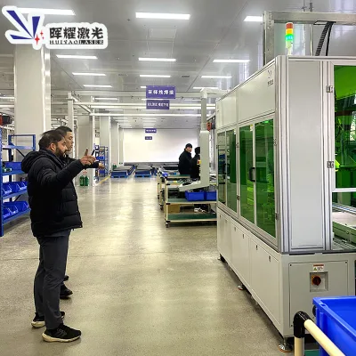 Semi-Automatic New Energy Electric Forklift Bus ESS EV Prismatic Lithium Battery Module Production Line