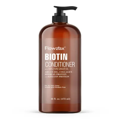 Wholesale Private Label Biotin Ginger Oil Hair Conditioner Collagen Keratin Nourish Dry Damaged Hair Anti Breakage Conditioner