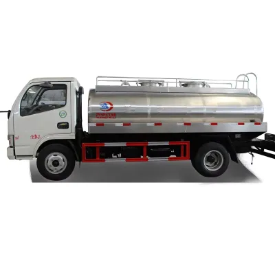 4000l 5000liters Road Milk Tanker Delivery tank Trucks for Sale