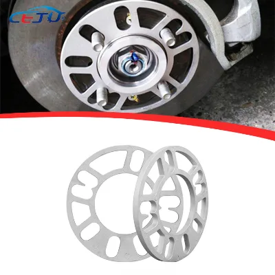 1Pcs Aluminum Universal Car Wheel Spacer Shims Plate 3mm 5mm 8mm 10mm Fit 4x100 4x114.3 5x100 5x108 5x114.3 5x120