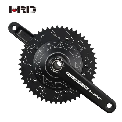 SKEACE Fixie Crankset 144BCD 165/170mm 48T-60T Single Speed Fixed Gear Track Bicycle Chainwheel Crank Set