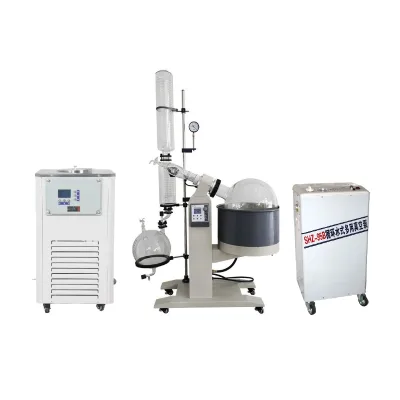 20L Laboratory Electric Rotary Evaporator with Nitrogen Core Components Pump and Motor for Essential Oil Hydrosol Extraction