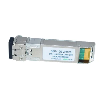 Hilink SFP-10G-ZR-120KM SFP+ 1550nm Cooled CML Transmitter SMF Links up to 120km Fibre Optic Module