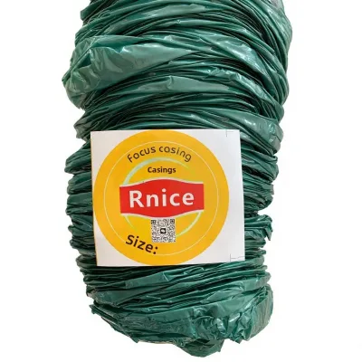 Rnice Seasoning Sausage Fiber Casings with Liquid Smoke Black Pepper-Flavored Cloth Smoked Bacon Cloth Food