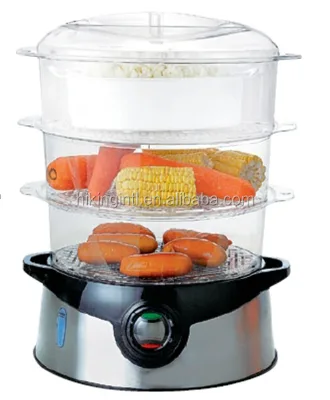 Cheap Household 3 Layer Electric Digital Control Food Steamer Machine Food Warmer