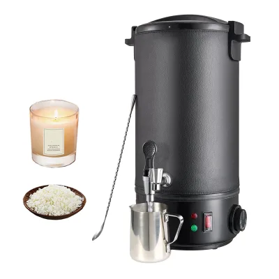 2025 Stylish Black 10l Candle Wax Melting Pot For Craft Making