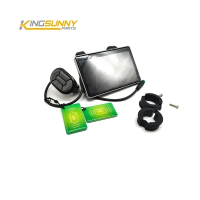 Electric Bicycle Accessories V5.0 NFC LCD 500W Screen ABS Material for V8 V8PRO Fat Ebike 25KM/H with Password Kingsunny