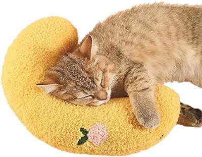 New Machine Washable Toy Ultra Soft Fluffy Sleeping Improve Cat Dog Pet Pillow