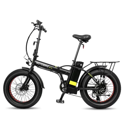 48V 750W Fat Tire Electric Bike Aluminum Alloy Frame Front Suspension Lithium Battery All Terrain Snow Bike 40-100km Range