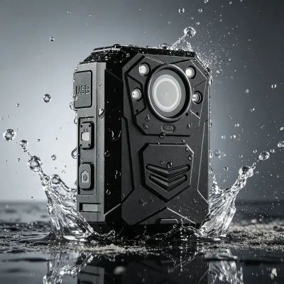 Portable Wireless Body Worn Camera With Waterproof, High Quality Night Vision, GPS