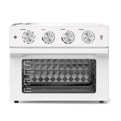 30L Air Fryer Oven with Dual Cook Function, 90-450℉ Temp Control Manual Control / Mechanic Timer