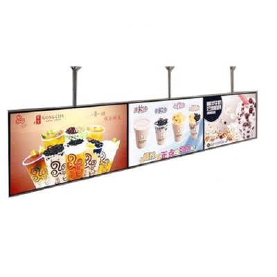 Ultra Narrow Bezel Restaurant LCD Digital Menu Board, Fastfood, Cafe, Beverage Shop LCD Display, Seamless Android Digital Menu