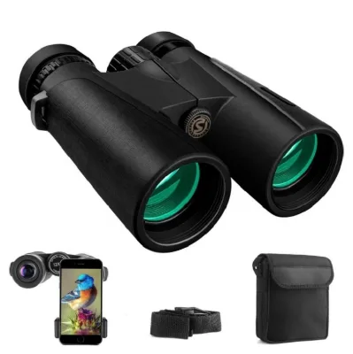 Hot Sale Bak4 Prism FMC Lens Waterproof 12x42 10x42 Binoculars for Hunting