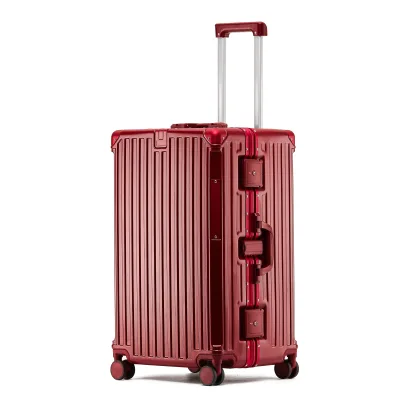 High Quality Aluminum Luggage Bag Hard Shell Waterproof Maleta Viajera with Multifunction Hot Sale Bagagem Suitcase Luggage Sets
