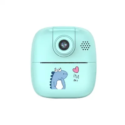 2023 New Hot Selling Kids Digital Camera 1000mAh Battery Instant Photo Printer Waterproof Comic Lens for Children's Gift MicroSD