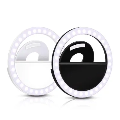 BST Waterproof USB LED Selfie Ring Light-Portable Phone Photography Enhancer for Smartphone