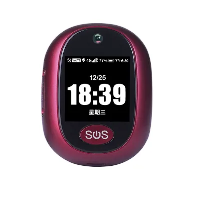 Smart GPS Tracker Locator for Kids Elders Personal Alarm SOS Emergency Button Pill Reminder Screen Display Health Care Device