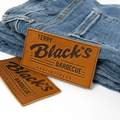 Classic Design Manufacturer Custom Leather Patch Logo Embossed Leather Patches for Handbag Leather Labels for Hat/Clothing