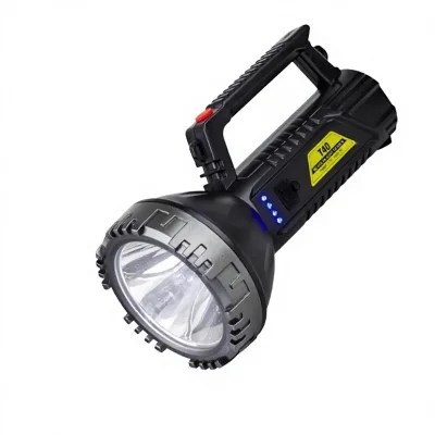 High-Intensity Portable USB-Rechargeable Outdoor Super-Bright Long-Range 100-200m Spotlight Multifunctional LED Handheld Lamp