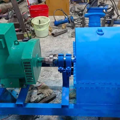 Hand Generator Pelton Turbine Hydro Turbine Generator 30kW 220v 380v Micro Hydro Electric Generator Standby Turbines