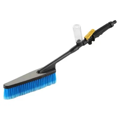 Retractable Long Handle Car Wash Brush with Water Flow Detector Foam Bottle Cleaning Tool for Car Cleaning Brushes