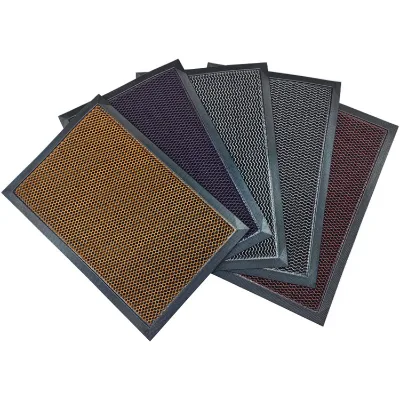 Wholesale Easy Clean Entryway Non-Slip Encryption Thickening Minimalist Outdoor Rubber Backing Elastic Mesh Door Mat
