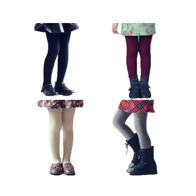 Kids Girls Fashion 100% Cotton Children Tights