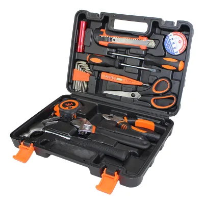 Factory Direct 20 Pcs Woodworking Manual Hardware Toolbox Set Home Machinery Use Including Hand Tools Hammers