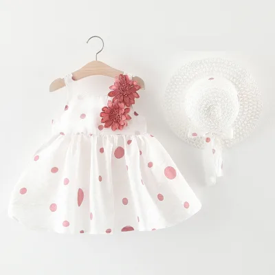 Baby Summer Clothing Kids Dresses Girls Casual Decorative Flowers Dress With Hand Embroidery Of China