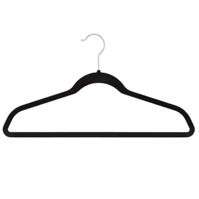 High Quality Home Storage Bulk 50pk Colorful Velvet Suit Display Hangers