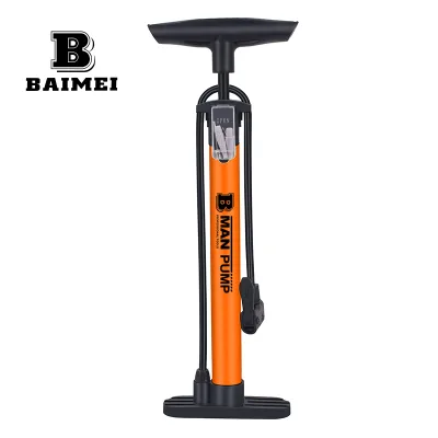 BAIMEI Steel Bike Hand Pump Fast Inflation Tool Car Motorcycle Ball Tire Inflator Easy Use Portable Outdoor Wholesale OEM