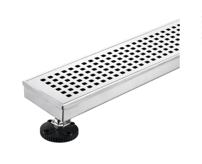 Avonflow Modern Brushed Shower Drain Wholesale 3.3 Inch Linear Modern Brushed Shower Drain  Grate Removable 304 Stainless Steel