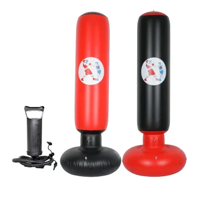 Best Quality Fitness Home Boxing Training Equipment PVC Inflatable Punching Bags