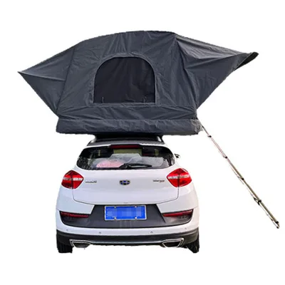 Outstanding Quality Tube Type Stake Car Roof Tent One Bedroom Car Roof Tent Camping Four-season Roof Top Tent 2 Person