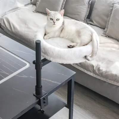 Removeable Soft Cat Desk Hammock Scratching Bed Cat Desk Bed for Indoor
