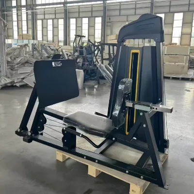 Seated Leg Kick / Press Combo Trainer, New Trend Commercial Gym Equipment for Thigh & Glute Horizontal Leg Press Machine