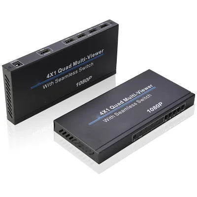 4K Screen Divider Four-in and One-out Screen Divider HD 4-way Multi-open DistributionSplit Screen Display 4x1 Division