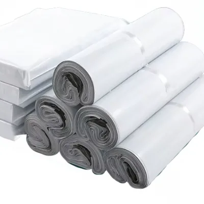White Biodegradable Mailer Bags Made From PLA/PBAT Custom Printed Compostable Shipping Bags