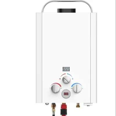 Tankless Camping Outdoor Gas Geyser Water Heater With Carry Handle