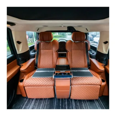 Car Interior Accessories Luxury Van Seat Electric Car Chair Rear Seat with Legrest for Lincoln
