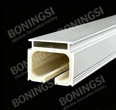 Modern Aluminum Alloy S Wave Runner Tape Curtain Track with Silent Operation and Anti-Rust End Cap Customizable Length 6m 7m