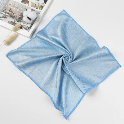 Private Label 300 Gsm Microfiber Kitchen Cloth Woven Dish Cleaning Rags and Towels Supplies